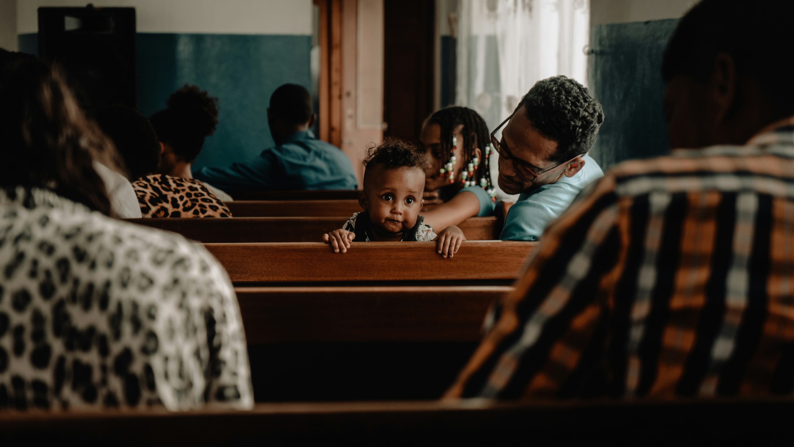 Congregation gathered in worship