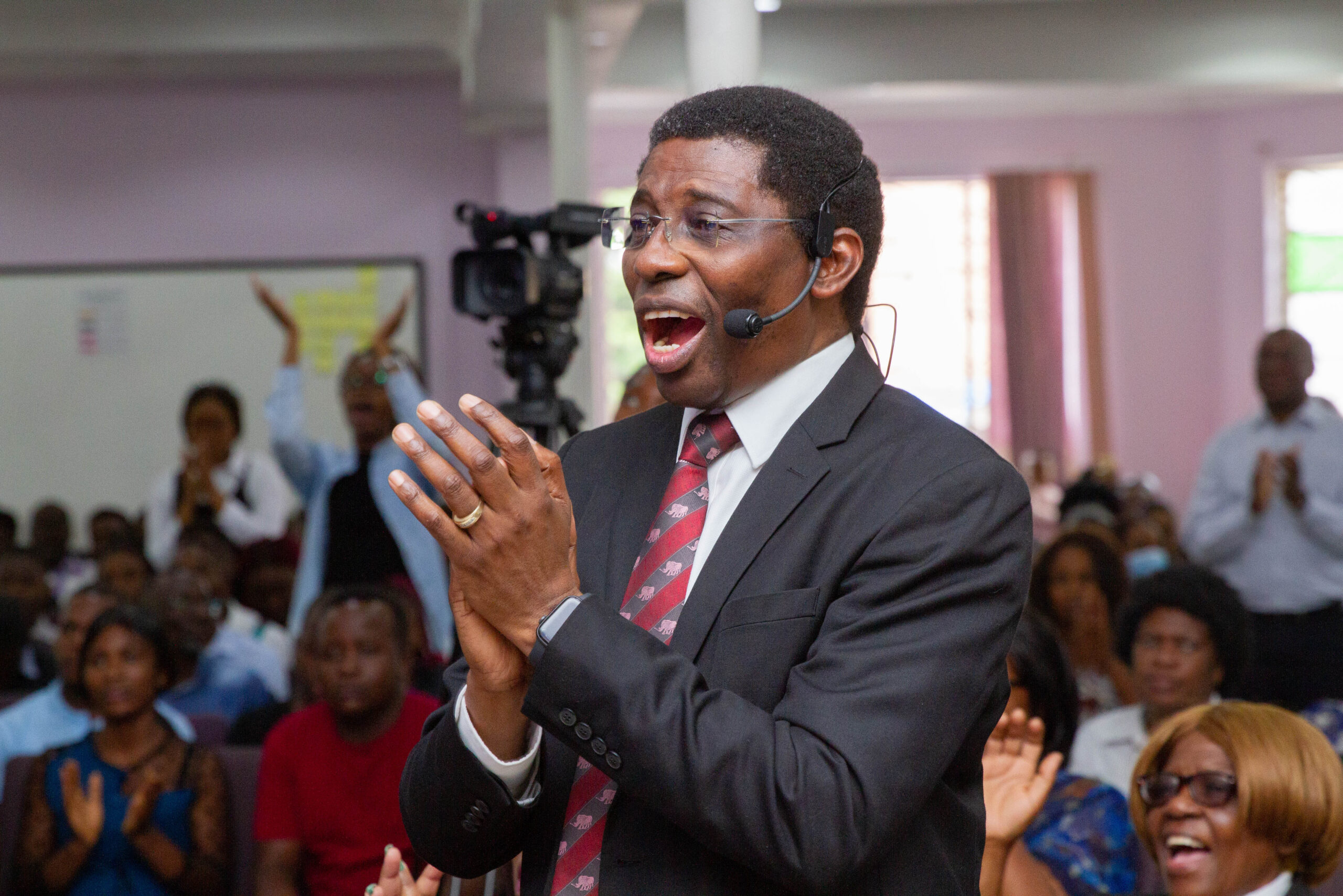 Bishop Dr. Joshua H.K. Banda preaching at Northmead