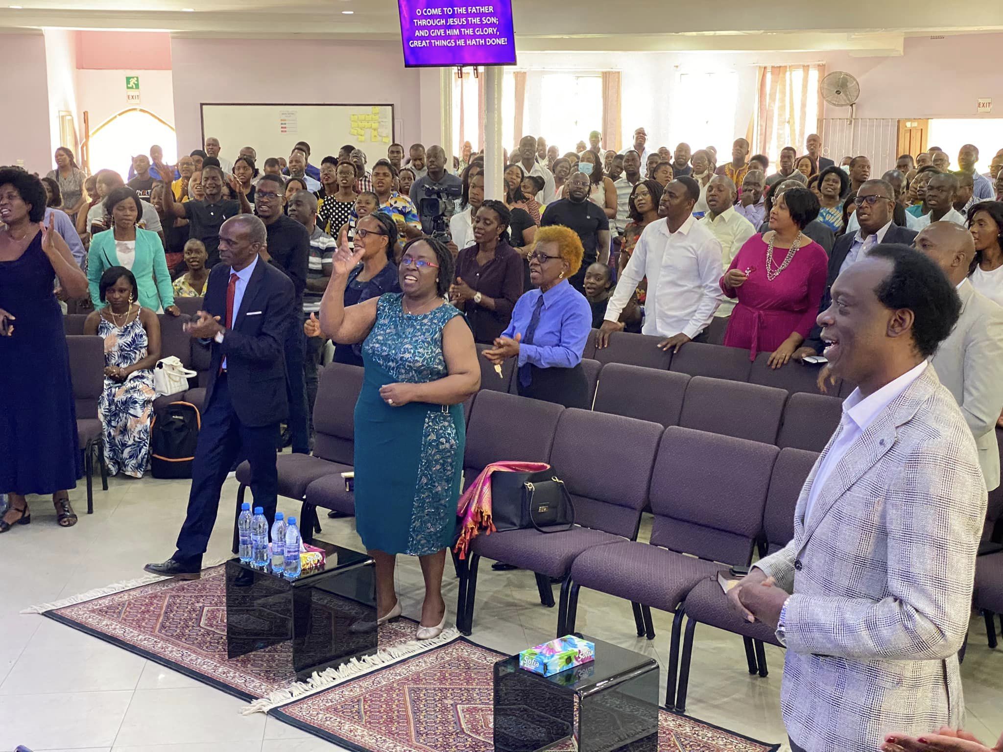 The congregation gathered at Northmead Assembly of God